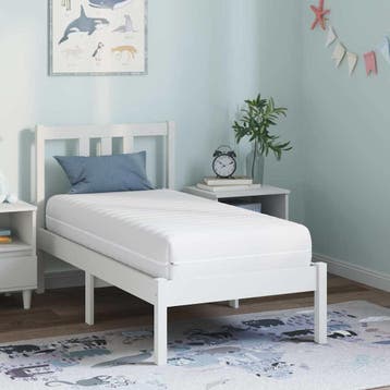 vidaXL Matras 60 x 120 cm Wit, Verzenden, Nieuw