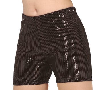 Zwarte Glitter Broek L, Verzenden, Nieuw