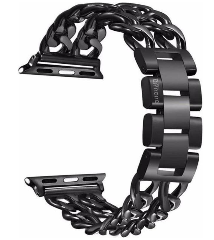 DrPhone KRL - Ketting Armband - Horlogeband - RVS Metalen, Bijoux, Sacs & Beauté, Montres connectées, Envoi