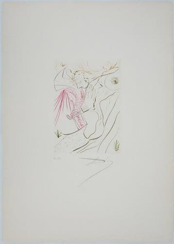 Salvador Dali (1904-1989) - Décaméron : Le péché partagé
