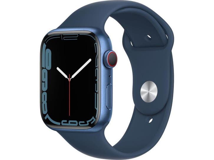 Apple Watch Series 7 - 45mm GPS + 4G - Waterbestendig tot, Handtassen en Accessoires, Smartwatches, Zo goed als nieuw, Verzenden