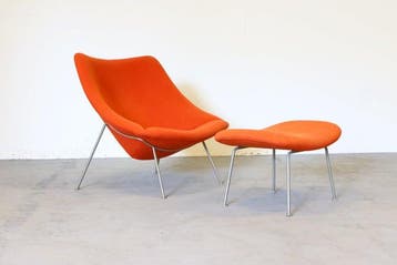 Artifort - Pierre Paulin - Fauteuil (2) - Oyster F157 -