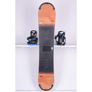 135 snowboard ELAN RS ROCKER, black/orange, woodcore, carbon, Verzenden, Gebruikt