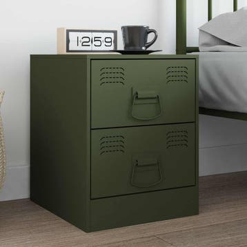 vidaXL Kast Handvatten 12 st Olijf Groen 85 x 45 mm Metaal, Verzenden, Nieuw