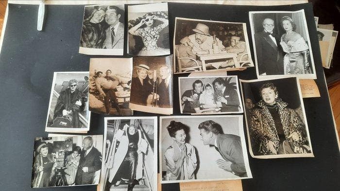 Keystone - 12 Photographies d artistes,acteurs d epoque 1953, Antiek en Kunst, Kunst | Tekeningen en Fotografie