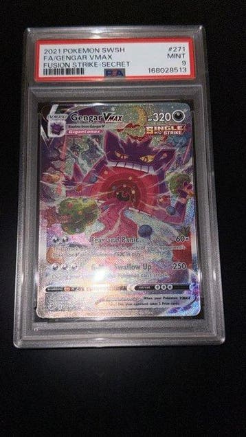 Pokémon - 1 Graded card - Gengar VMAX #271 Full art, Secret, Nieuw