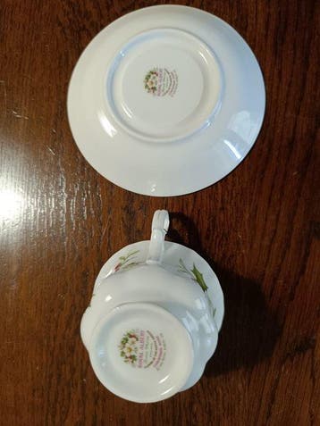 Royal Albert - Service à thé (24) - Flower of the Month