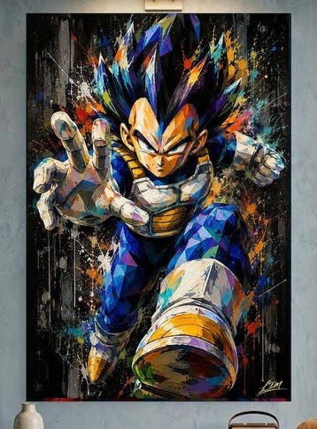 Ldm. - “Vegeta – Energia Saiyan” by LDM - Tela XXL –