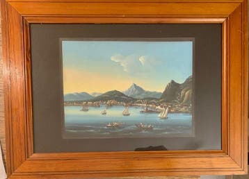 Ecole Napolitaine (XIX) - Paysage