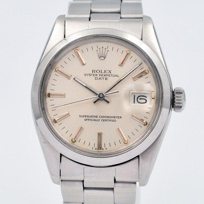 Rolex - Oyster Perpetual Date - Ref. 1500 - Heren -, Handtassen en Accessoires, Horloges | Heren