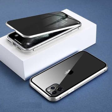 iPhone 13 Mini Magnetisch Privacy Hoesje met Tempered Glass, Verzenden, Nieuw
