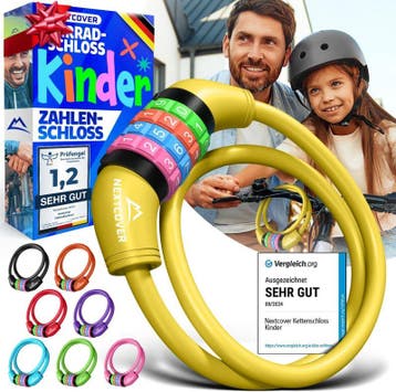 2dekans | NEXTCOVER® Kinderfietsslot met 4-cijferige, Ophalen of Verzenden, Nieuw