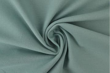 10 meter molton stof - Oud groen, Verzenden, 120 cm of meer, Katoen, Groen