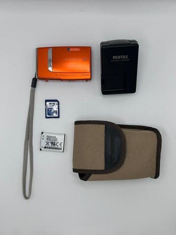 Fujifilm FinePix Z10fd Orange – 7,2 MP – Zoom optique 3x, Audio, Tv en Foto, Nieuw