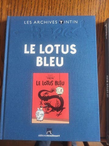 Les Archives Tintin - Le Lotus Bleu - 2 Album - Herdruk