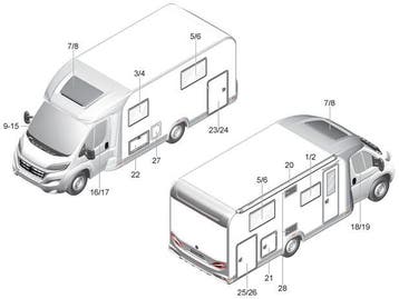 Knaus motorhome onderdelen & parts uit voorraad leverbaar!, Caravans en Kamperen, Verzenden, Nieuw