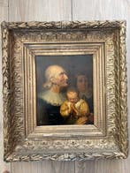 Pieter Gerardus Bernhard (1813 - 1880) - Opa met, Antiquités & Art, Art | Peinture | Classique