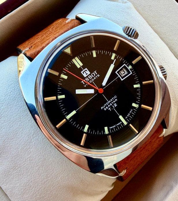 Tissot - Visodate Seastar T-12 Super Compressor Case, Handtassen en Accessoires, Horloges | Heren