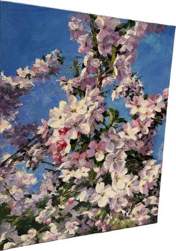 Irina Alex (1961) - Pommier en fleurs