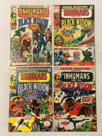 Amazing Adventures (1970) 4 comics in range # 3 to 7! Higher