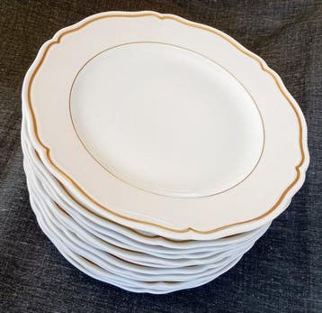Richard Ginori - Tafelservies (12) - Antico Doccia Corona -