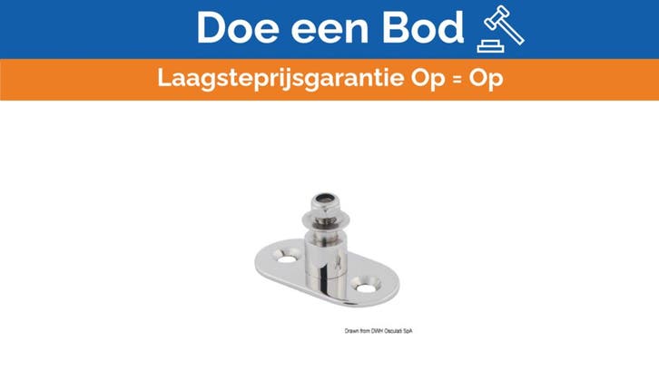 Bieden: Osculati Deluxe Basette with Pin - Stainless Steel, Watersport en Boten, Zeilen en Zeiltoebehoren, Ophalen of Verzenden