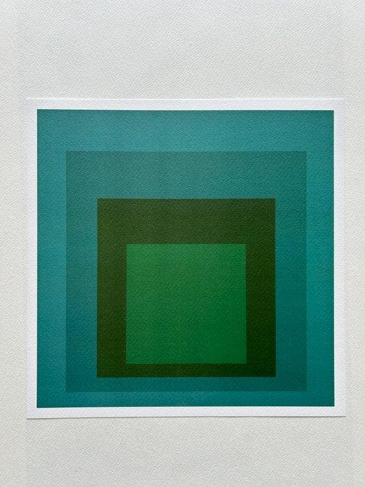 Josef Albers (1888-1976),after - 2x Homage To The Square, Antiquités & Art, Antiquités | Autres Antiquités