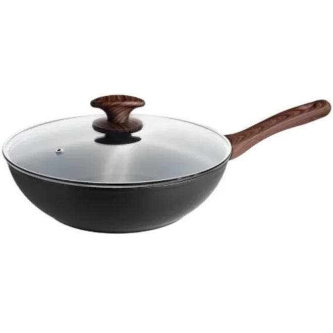Wokpan | CHALET STONE | Aluminium (Antiaanbaklaag) | Div., Articles professionnels, Horeca | Équipement de cuisine, Envoi