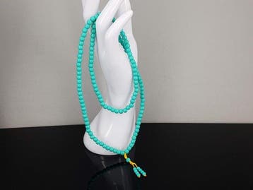 Natuurlijke Turkoois Tasbih Gebedssnoer / Gratis verzending