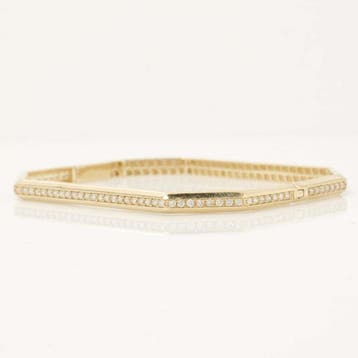 Armband - 14 karaat Geel goud - 1.24ct. tw. Diamant, Nieuw