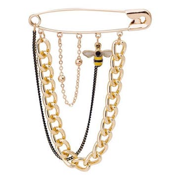 Fako Bijoux - Sierspeld / Sjaalspeld - Ketting - Bijtje -, Verzenden, Nieuw