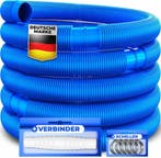 Zwembadslang 32 mm - Zwembad slang - 8 m - Blauw - KESSER®, Jardin & Terrasse, Verzenden