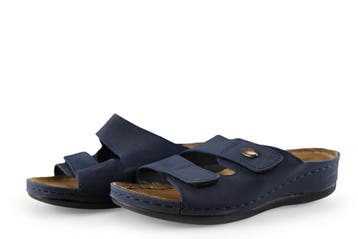 Torfs Slippers in maat 38 Blauw, Slippers, Torfs, Zo goed als nieuw, Verzenden