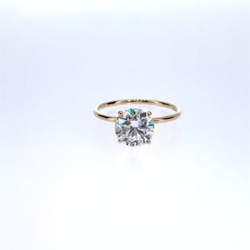 Zonder minimumprijs - Ring - 14 karaat Geel goud - 2.01ct.