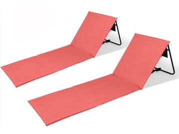 Veiling - Intimo Strandmat Set van 2 Verstelbare Rugleuning