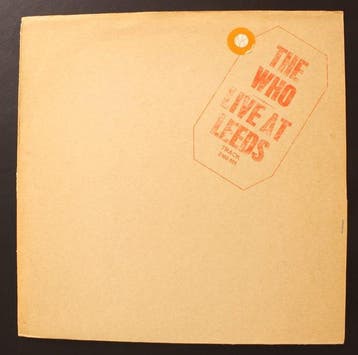 Who - Live At Leeds (UK) - Red Lettering Sleeve - RARE! -