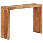 vidaXL Wandtafel 110x30x76 cm massief acaciahout, Huis en Inrichting, Tafels | Bijzettafels, Verzenden, Nieuw