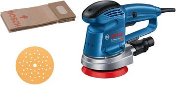 Bosch GEX 34-125 400W | 55% Korting Retour Deal, Doe-het-zelf en Bouw, Verzenden, Gebruikt, Minder dan 600 watt, Excentrische schuurmachine