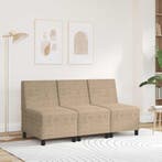 vidaXL | Sofa Stoel | Lichtgrijs 55 x 74 x 82 cm Faux suede, Verzenden