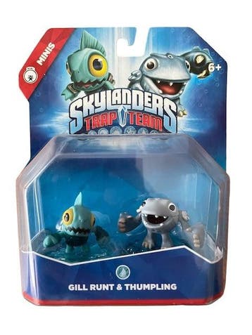 Skylanders Trap Team - Gill Runt & Thumpling Mini Duo Pack, Collections, Jouets miniatures, Verzenden