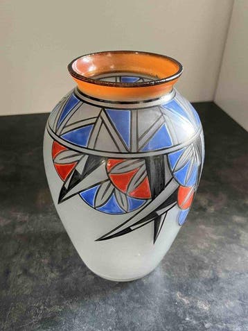 Joseph Bourdieu et Max Durand JOMA - Vase - Verre, Antiquités & Art