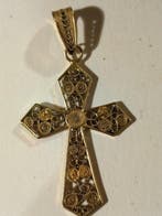 Pendentif en forme de croix - 18 carats Or jaune
