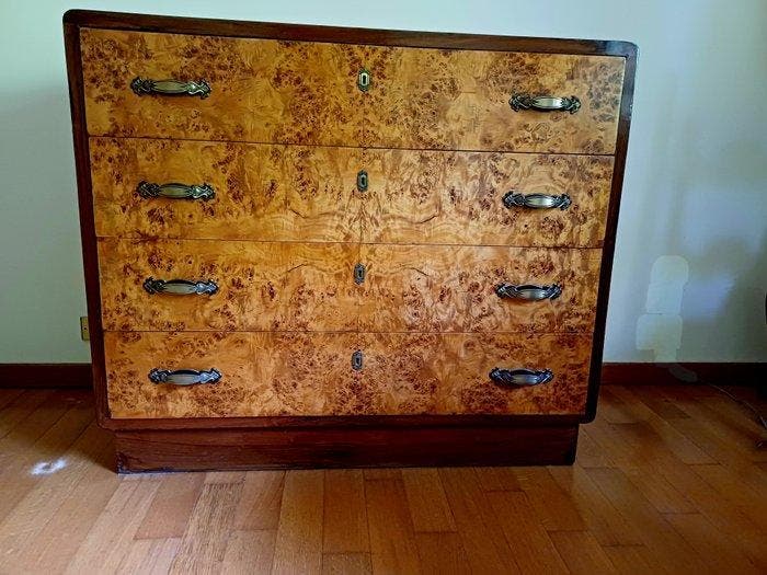 Commode - Birch - Italiaans 1936, Antiek en Kunst, Kunst | Designobjecten