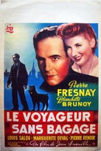 Movie Poster - Le Voyageur sans bagage - Le Voyageur Sans, Nieuw