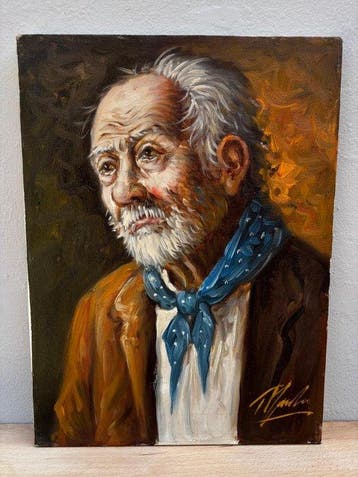 Tristano Marchi (1948) - Portret van een oudere heer - NO