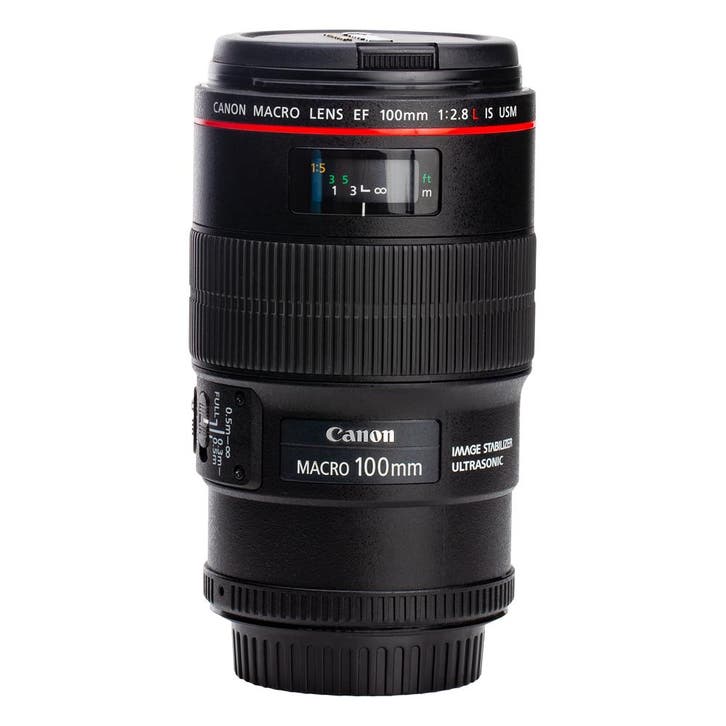 Canon EF 100mm f/2.8L Macro IS USM met garantie, TV, Hi-fi & Vidéo, Photo | Lentilles & Objectifs, Enlèvement ou Envoi