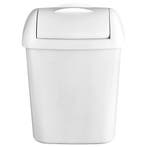 Wandafvalbak | QUARTZ WHITE | Kunststof | Wit | 8L |, Verzenden, Nieuw in verpakking