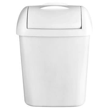 Wandafvalbak | QUARTZ WHITE | Kunststof | Wit | 8L |, Verzenden, Nieuw in verpakking