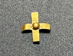 Médiéval, époque des Croisés Or Croix rare et intacte avec