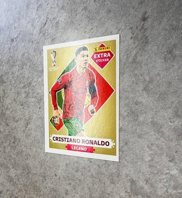 2022 Panini World Cup Ronaldo Extra Sticker - 4 Sticker -, Verzamelen, Nieuw